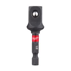 Milwaukee Hex/Square 2.95 in. L Socket Adapter Steel 1 pk