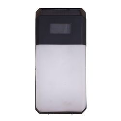 Dualux Motion-Sensing Solar Powered LED Black Security Light