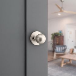 Kwikset Polo Satin Nickel Passage Door Knob