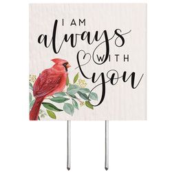 Sincere Surrounding Black/Off-White Wood/MDF 5.75 in. H X 0.5 in. L X 4 in. W Planter Stake