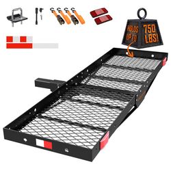 Mockins 60-inx19.3-inx2.5-in Tow Hitch Cargo Carrier Tray Cargo Carrier 1 pk