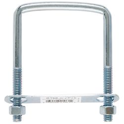 Hampton 3/8 in. X 3 in. W X 4 in. L Coarse Zinc-Plated Steel Square Bend U Bolt