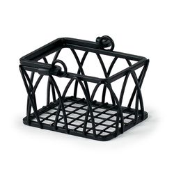 Spectrum Twist 3.5 in. L X 4 in. W X 2.5 in. H Black Packet Basket
