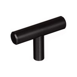 Amerock Contemporary Bar Cabinet Pull Black Bronze Black 1 pk