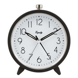 La Crosse Technology Equity 4.25 in. Gray Alarm Clock Analog Battery Operated