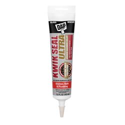 DAP Kwik Seal Ultra Biscuit Siliconized Acrylic Kitchen and Bath Sealant 5.5 oz