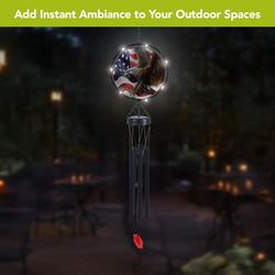 Briarwood Lane Glass/Metal 37 in. Wind Chime