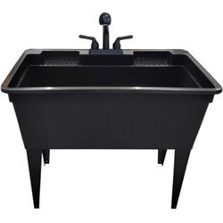 Tehila Freestanding Thermoplastic Utility Tub Kit