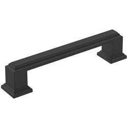 Amerock Traditional Bar Cabinet Pull 3-3/4 in. Matte Black Black 1 pk