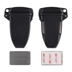 Nite Ize HideOut ABS Plastic/Magnet/Stainless Steel Black Magnetic Key Box