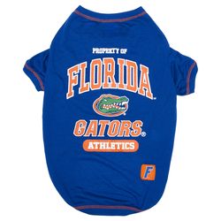 Pets First Blue Florida Gators Dog T-Shirt Extra Small