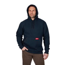 Milwaukee L Long Sleeve Unisex Hooded Hoodie Blue