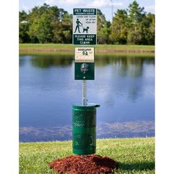 DogiPot Aluminum Dog Waste Bag Dispenser 1 pk