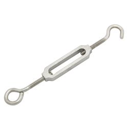 Hampton Zinc-Plated Stainless Steel 0.154 in. D Turnbuckle 70 lb 4 in. L