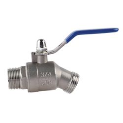Homewerks 3/4 in. MIP in. X 3/4 in. Garden Hose Thread Stainless Steel Hose Bibb