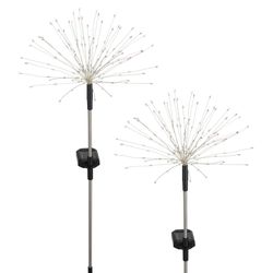 Regal Art & Gift Multicolored Metal/Plastic 27.5 in. H X 15 in. L Solar Garden Stake