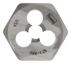 Irwin Hanson Metric 8 - 1.25 mm Hexagon Die