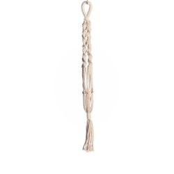 Primitive Planters White Cotton 17 in. H Twisted Cord Plant Hanger 1 pk