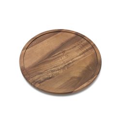 Lipper International Brown 1.25 in. H X 14 in. D Acacia Wood Kitchen Turntable