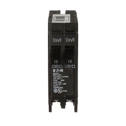 Eaton 15/15 amps Tandem 2-Pole Circuit Breaker