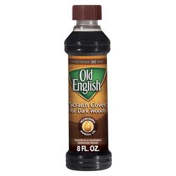 Old English No Scent Scratch Cover Polish Dark Wood 8 oz Liquid