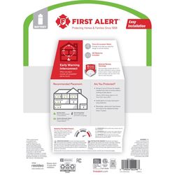 First Alert Wireless Interconnect Battery-Powered Photoelectric Smoke and Carbon Monoxide Combinatio