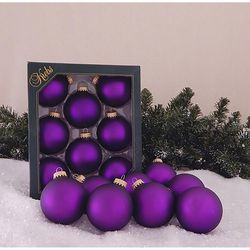 Christmas by Krebs Purple Magic Velvet Ball Ornament 2-5/8 in.