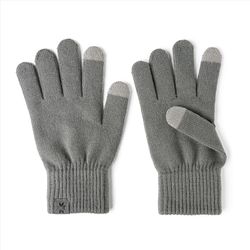 Briit Knits One Size Fits Most Gray Cold Weather Gloves