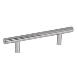 Amerock Contemporary Bar Bar Pull 3-3/4 in. Polished Nickel Silver 1 pk