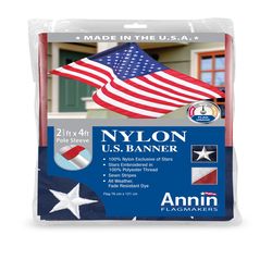 Annin U.S Banner 2.5 ft. W X 4 ft. L
