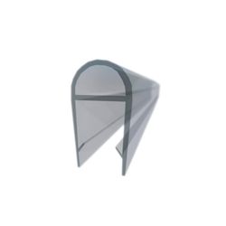 The Water Stopper 72 in. H X 2 in. W Clear Shower Door Sweep