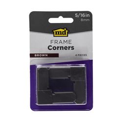 M-D Building Products Brown Plastic Frame Corners 5/16 in. H 4 pc