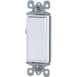 Faith 15 amps Three Pole 3-Way Paddle Switch White 10 pk