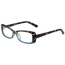 Envy Tulip Reading Glasses Women's Tortoise/Blue Frame +1.75 Strength