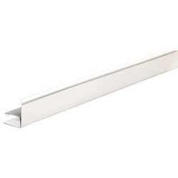 Amerimax 1.5 in. H X 1.38 in. W X 144 in. L White Aluminum Solid Soffit