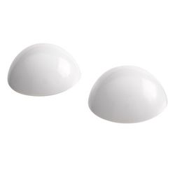 Ace 2-3/8 in. W Rubber White Wall Door Stop Mounts to wall 0 in.