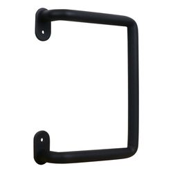 National Hardware Troy 5/8 in. D X 6-3/32 in. L Matte Black Steel Pull Handle 1 pc
