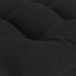 Jordan Manufacturing Black Olefin Wicker Seat Cushion 4 in. H X 19 in. W X 19 in. L