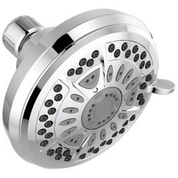 Delta Chrome Plastic 6 settings Showerhead 1.75 gpm