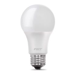 Feit A19 E26 (Medium) LED Bulb Bright White 100 Watt Equivalence 6 pk