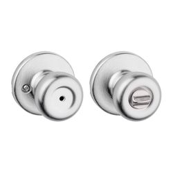 Kwikset Tylo Satin Chrome Privacy Lockset 1-3/4 in.