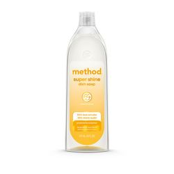 Method Super Shine Coastal Citron Scent Liquid Dish Soap 16 oz 1 pk