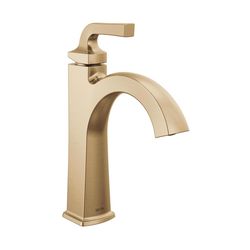 Delta Knoxville Bronzed Gold Contemporary Single-Handle Bathroom Sink Faucet 4 in.