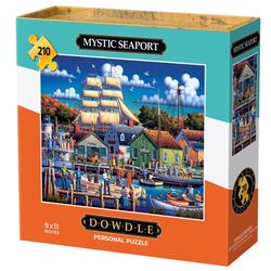 Dowdle Personal Puzzle Mystic Seaport Multicolored 210 pc