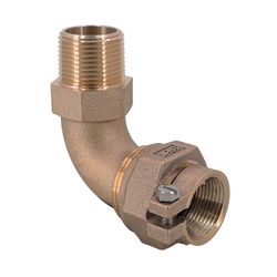 Legend Valve 1 in. CTS Pack Joint in. X 1 in. D MNPT Cast Bronze 90 Degree Elbow