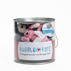 HuggleHounds HuggleKats For Cat Assorted Plush Woodland Creature Cat Toy Extra Small 12 pk