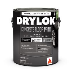Drylok Flat White Latex-Based Latex Concrete Floor Paint 1 gal