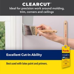 Purdy Clearcut Glide 2-1/2 in. Stiff Angle Trim Paint Brush