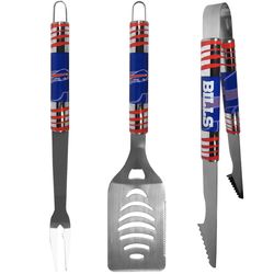 Siskiyou Sports NFL Stainless Steel Multicolored Grill Tool Set 3 pc