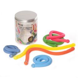Kikkerland Kidoki Kidoki Can of Worms Assorted